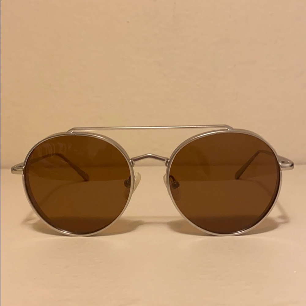 Bonnie Clyde Metal Aviator Sunglasses